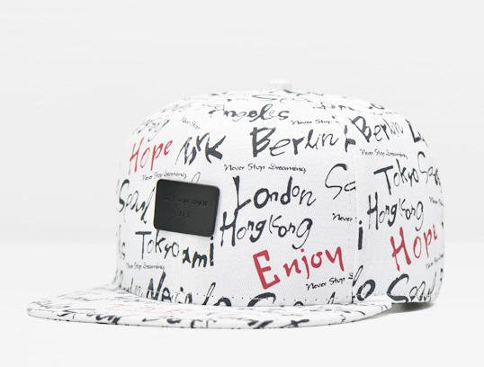 6-Panel Flat Brim Hat with Signature Rubber Patch - Image 2