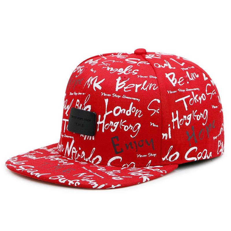 6-Panel Flat Brim Hat with Signature Rubber Patch - Image 6