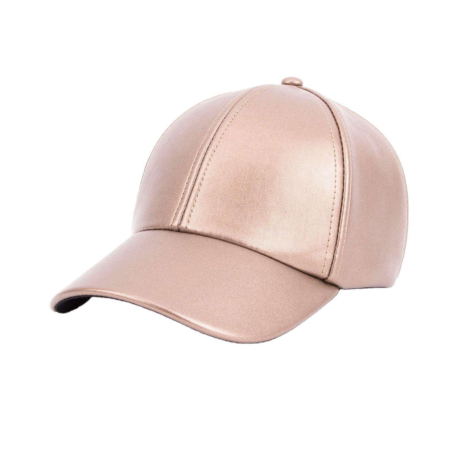 Premium Shimmer Polish Finish Cap | 6-Panel Structured Blank Hat with Mesh Lining | Adjustable Metal Buckle